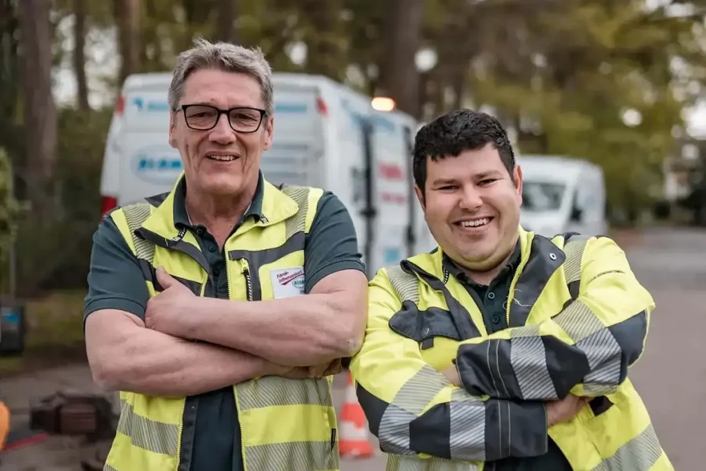 Das Team der Firma Blome Rohrreinigung in Bergisch Gladbach